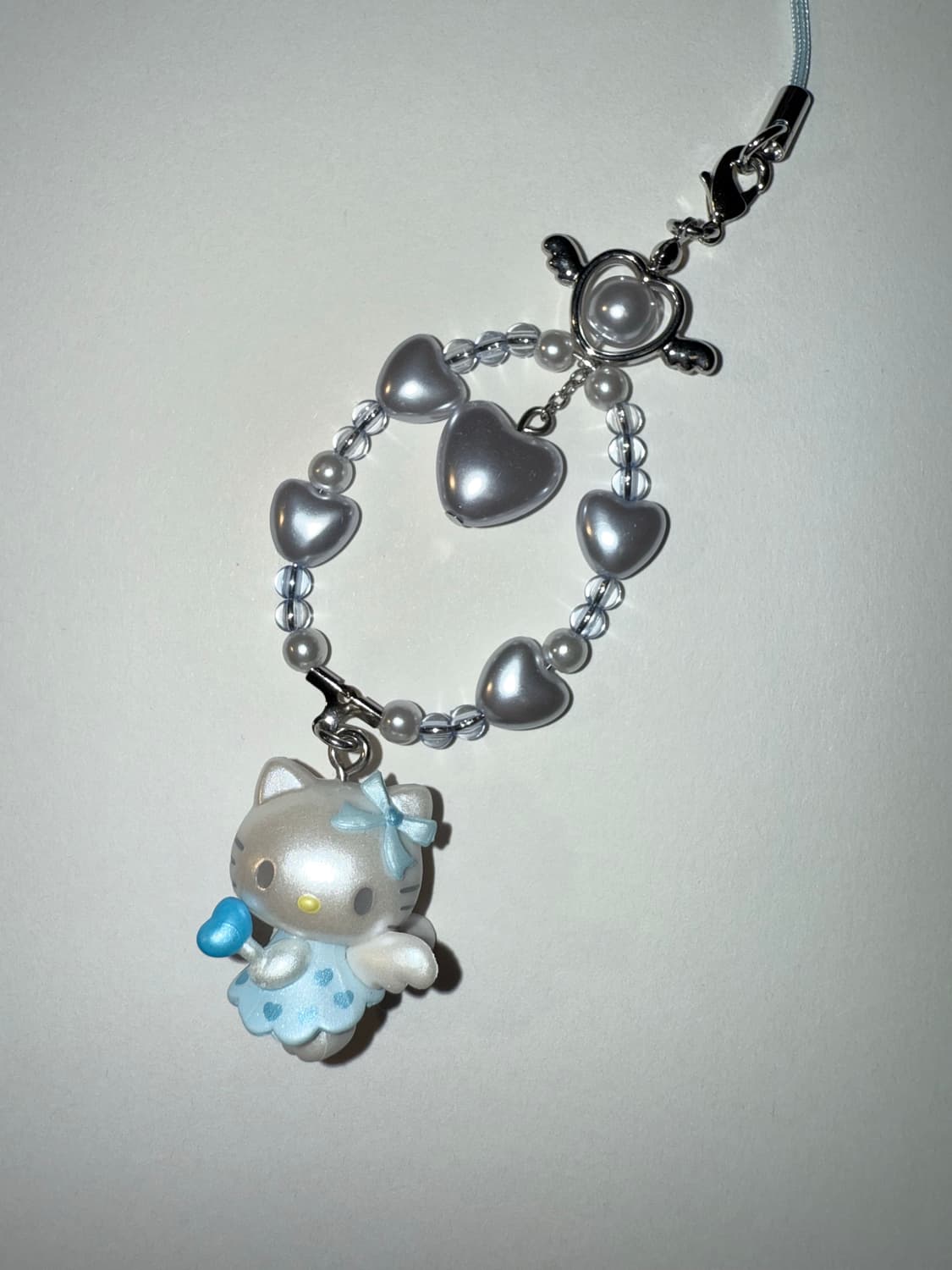 산리오 유메미루 엔젤 키티 스트랩 블루 상품이미지1