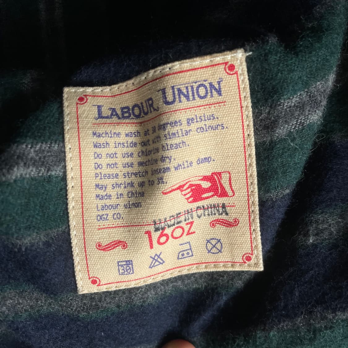 Labour Union  레이버유니온 데님 스티치 워크자켓 상품이미지6