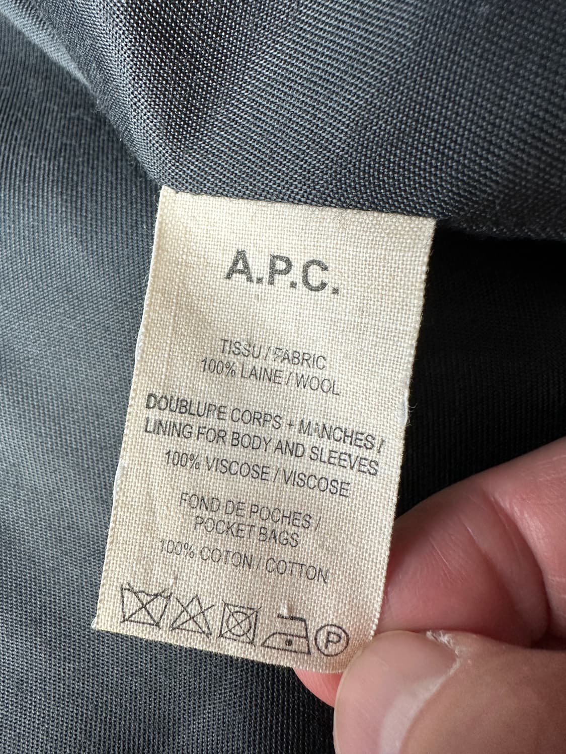A.P.C. 아페쎄 해리스트위드 케이프 코트 M 상품이미지8