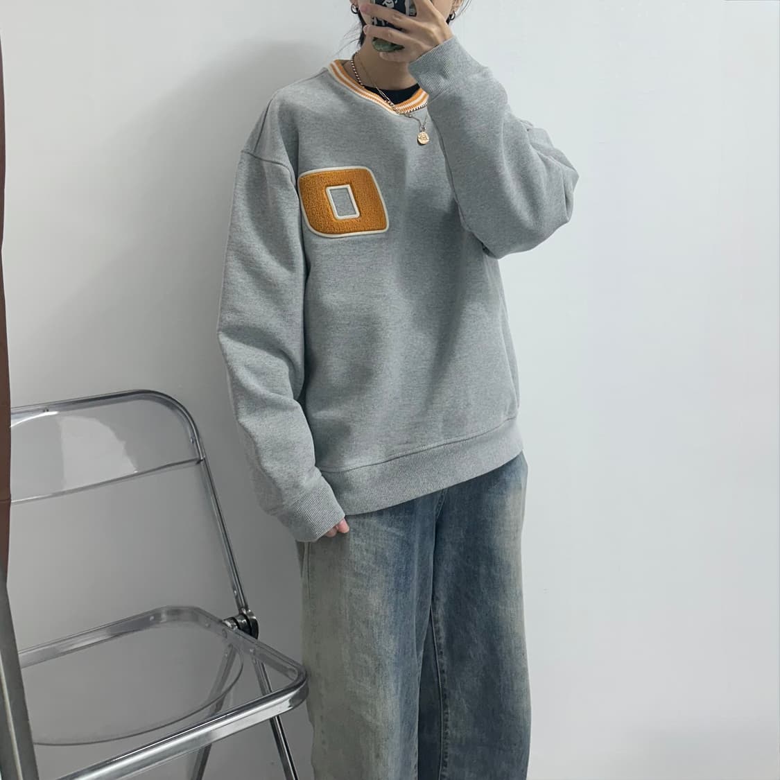 디키즈 447 D로고 헤비 맨투맨 상품이미지2