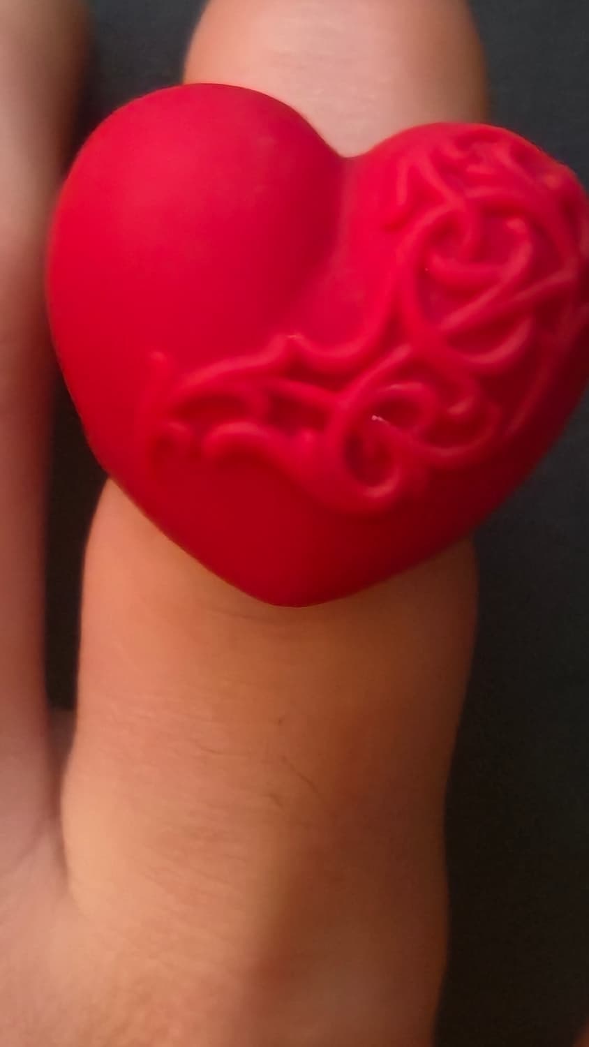 크롬하츠 실리콘 하트 반지 라지사이즈 상품이미지4