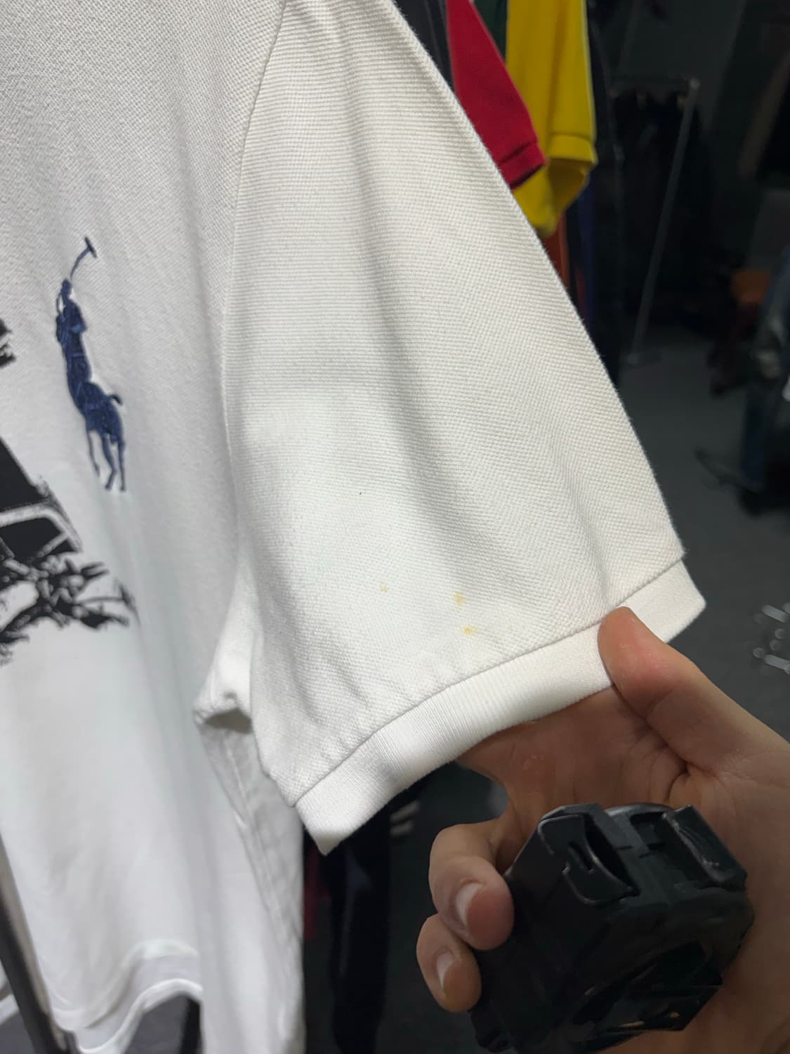 폴로 빅포니 프린팅 커스텀 카라 반팔티XXL 상품이미지5