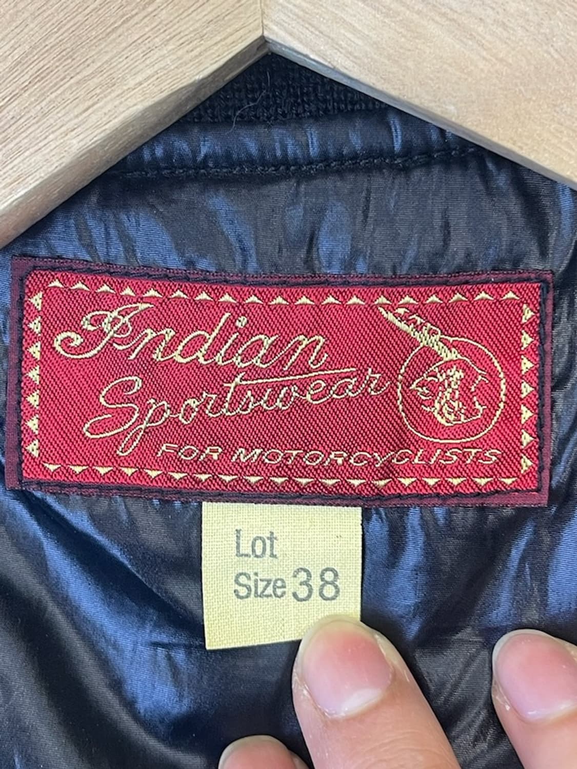 인디안 모터사이클 퀼티드 레이싱 자켓 상품이미지4