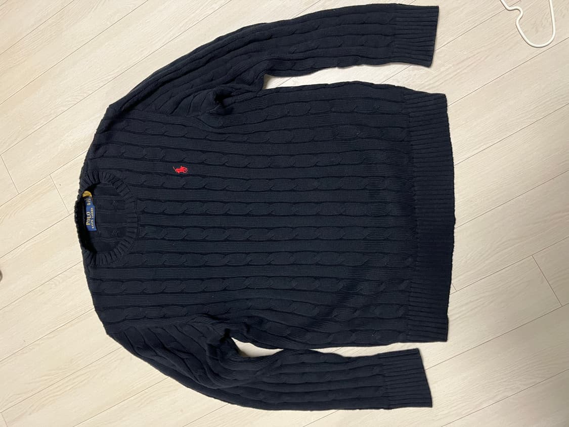 폴로 니트 블랙 XL 상품이미지1