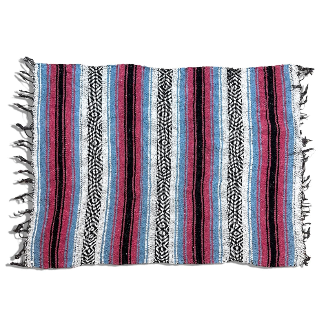 70s Slubby Mexican Serape Blanket 상품이미지2