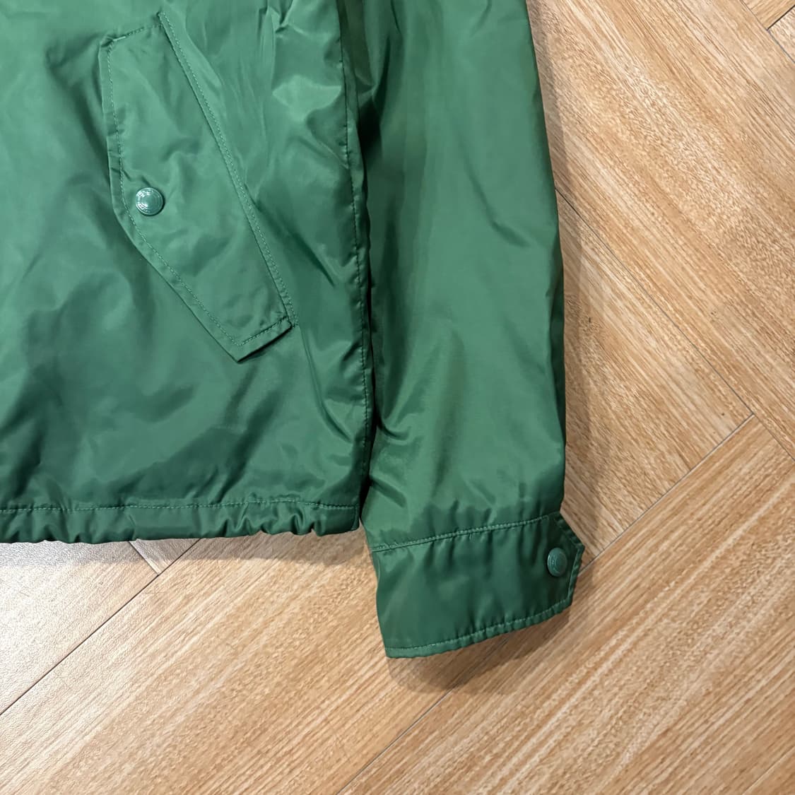 폴로 랄프로렌 후드 플리스 라이닝 그린 윈드브레이커 코치 자켓 상품이미지4