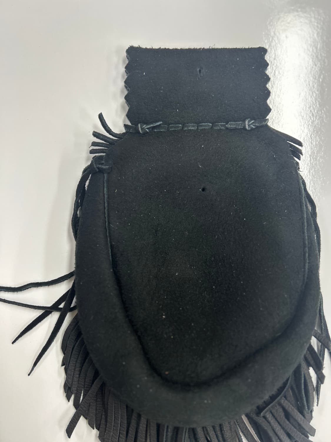 goros 고로스 블랙 디어스킨 메디슨 웨이스트백 상품이미지5