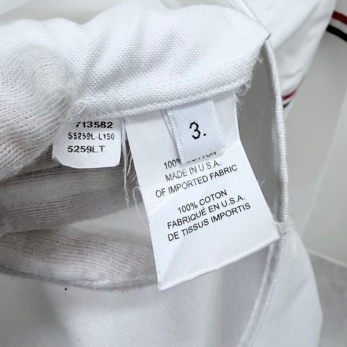 [S+급/3] 톰브라운 암밴드 옥스포드 셔츠 화이트 상품이미지7