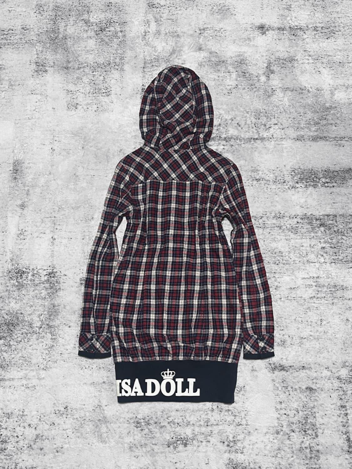 (Liz Lisa) y2k flannel hood  상품이미지5