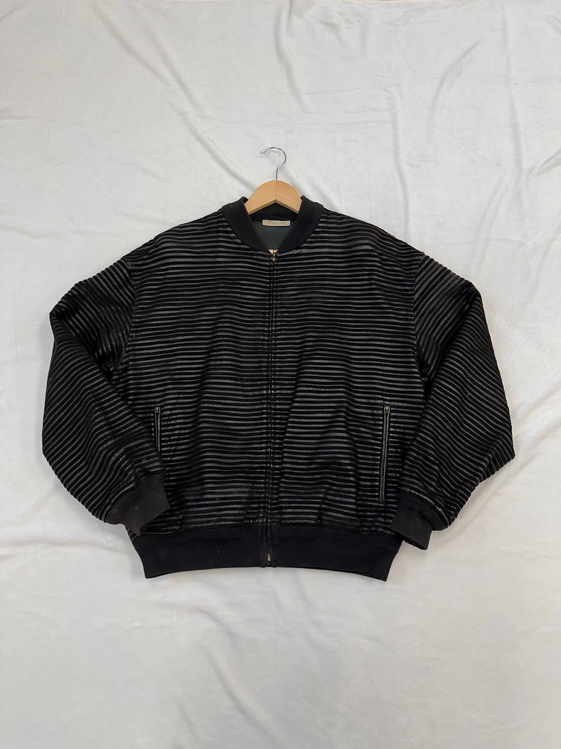 ( 100-105)지안프랑코페레 펠레가죽 봄버 자켓 상품이미지1