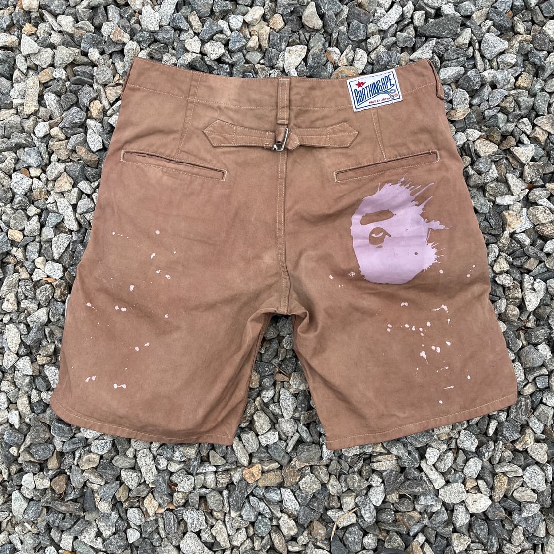 A BATHING APE 신치백 반바지 (실측확인) 상품이미지1