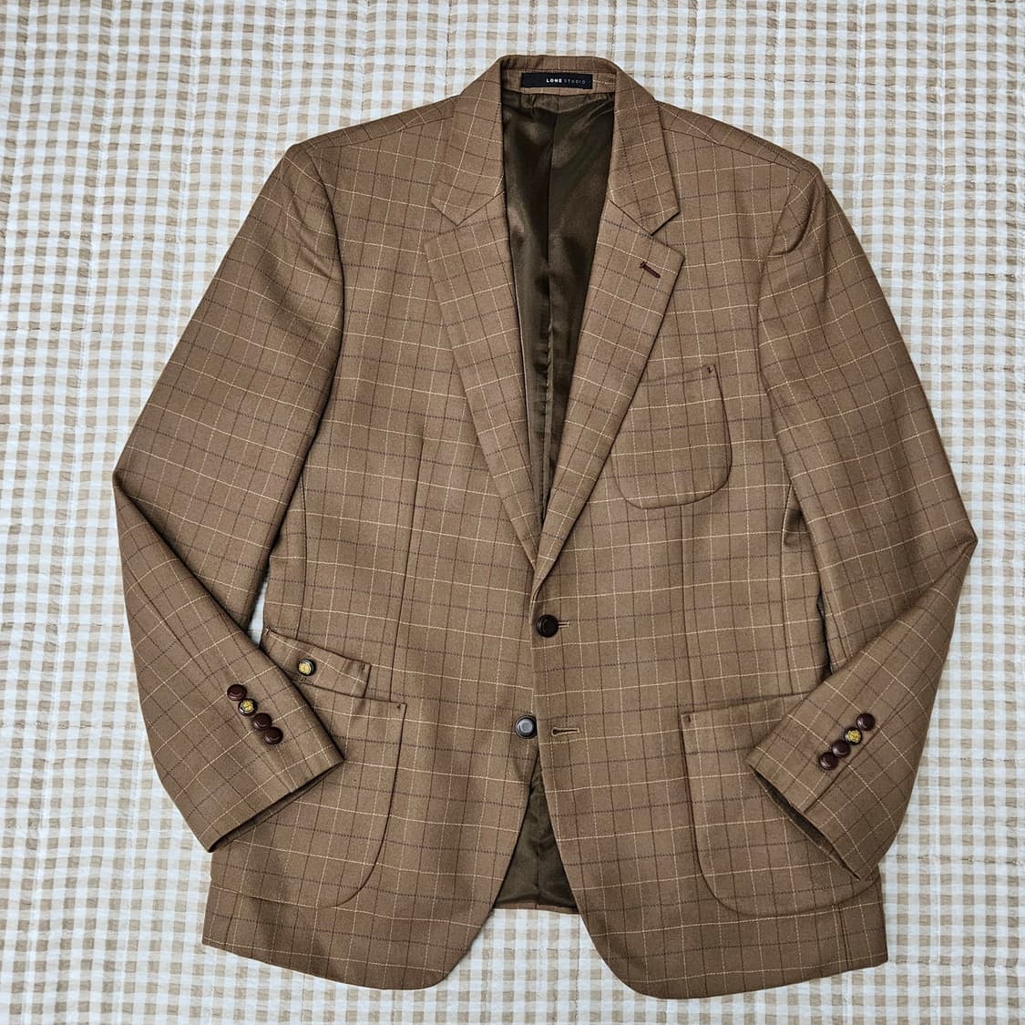 론스튜디오 울100 블레이저 자켓 남자100 상품이미지1