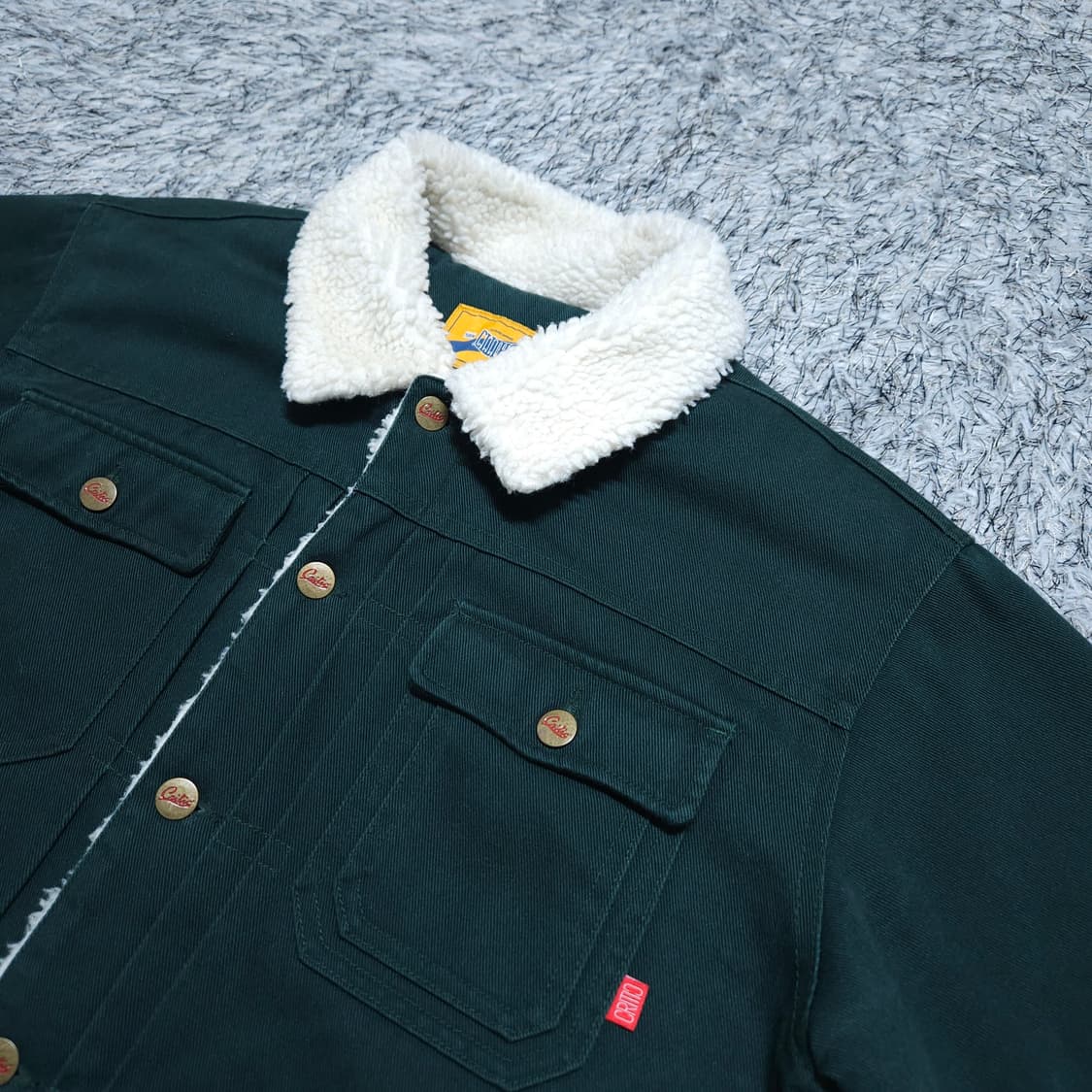 크리틱) L 남자 양털보아자켓 봄버자켓 / 왕눈이샵 상품이미지4