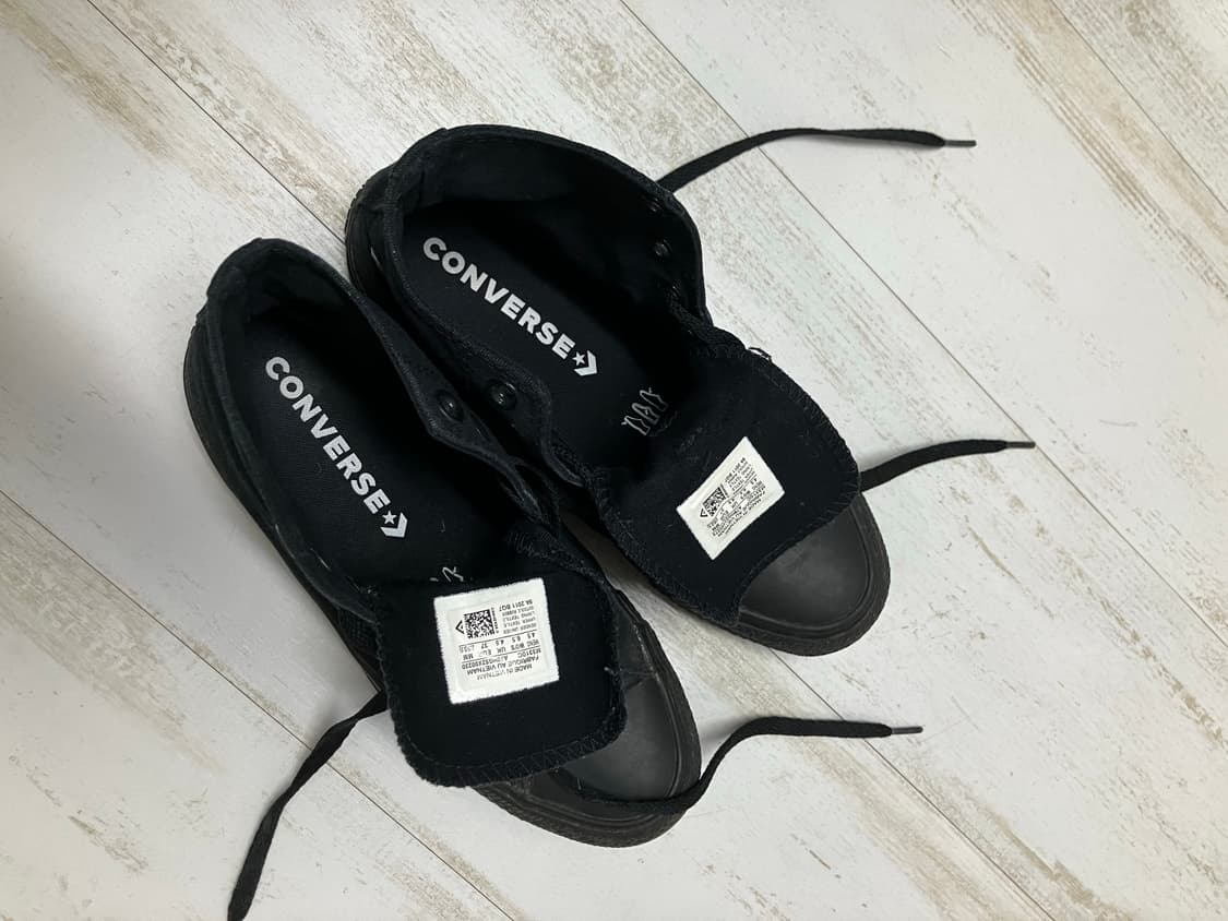 컨버스 올스타 하이탑 올블랙 235 상품이미지3