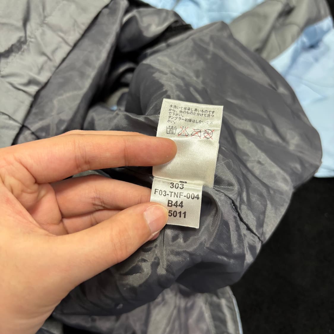 XL 노스페이스 하늘색 써밋시리즈 바람막이 자켓 상품이미지8