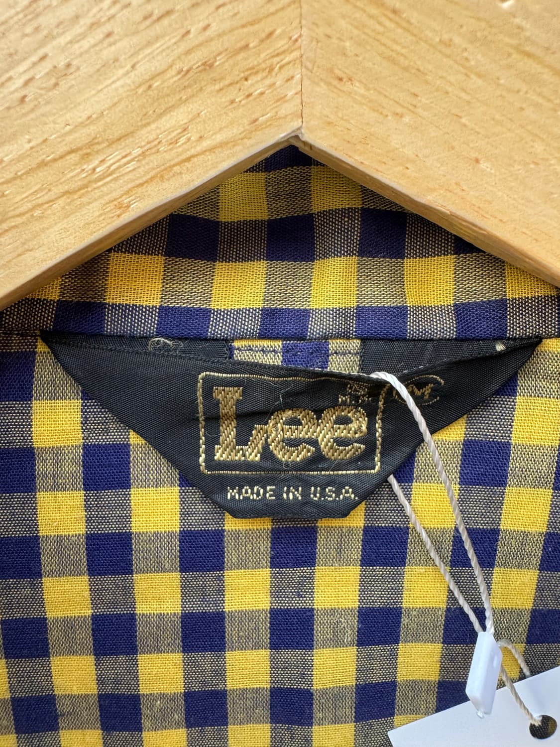 70s lee 빈티지 체크 웨스턴 셔츠 m 상품이미지5