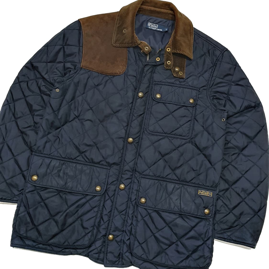 폴로 캠튼퀼팅 자켓 L (105) 상품이미지3