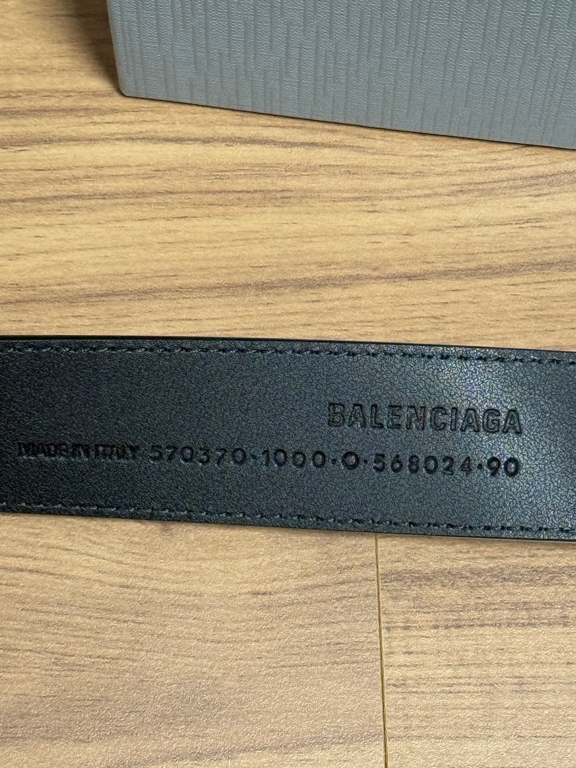 발렌시아가 BB 버클 레더 벨트 상품이미지6