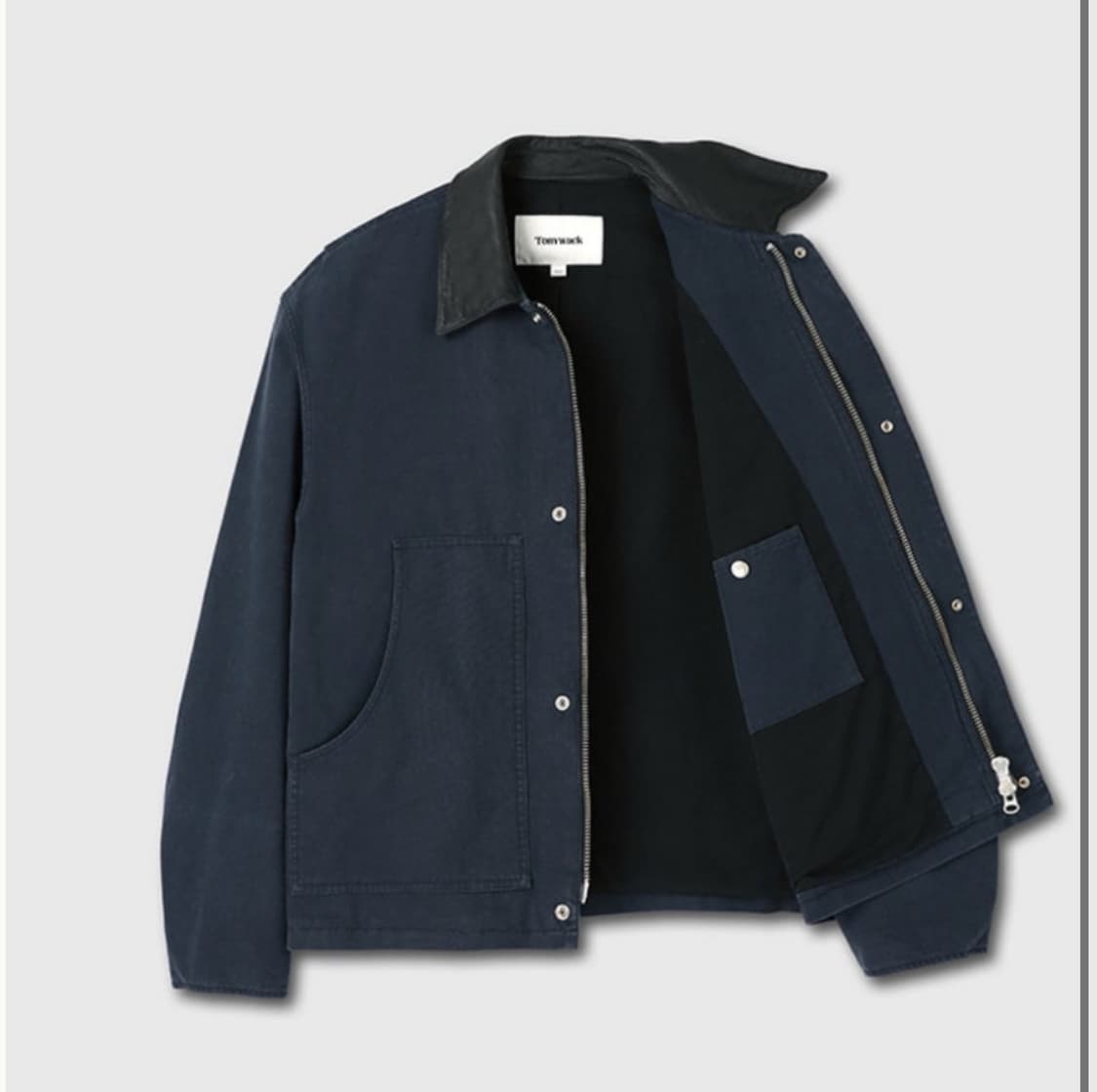 토니웩 레더카라 가먼트 워시드 초어 워크자켓 XL 상품이미지3