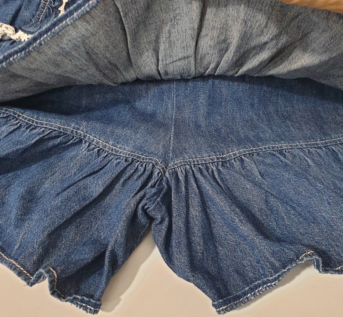일본빈티지 빈티지블루 캉캉 점프수트 상품이미지8