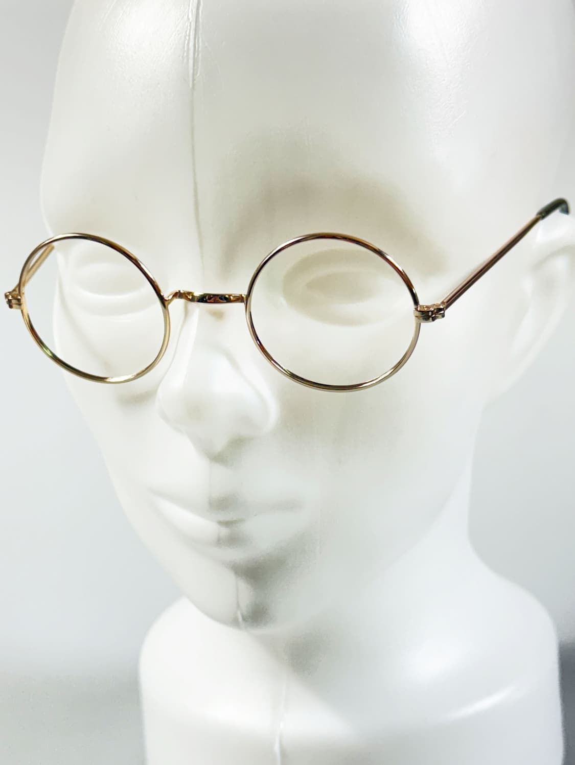 90s 유럽제 BOUVERT 골드 보스턴 라운드 빈티지 안경 상품이미지8