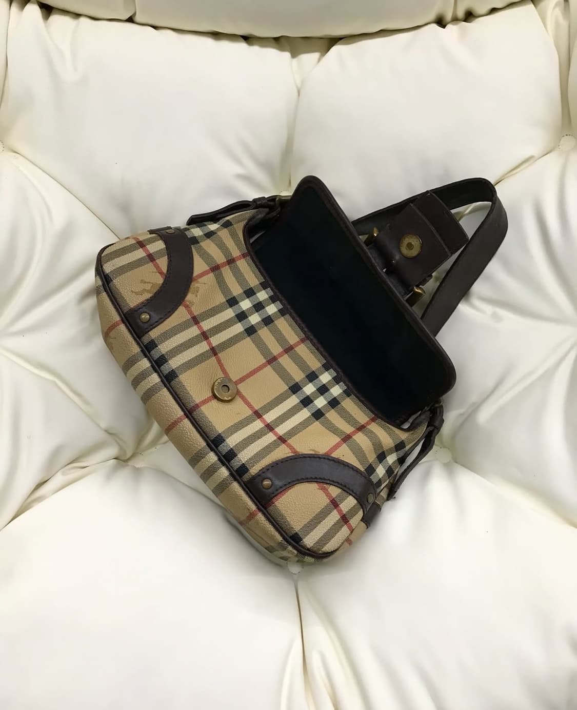 버버리 노바체크 버클 숄더백 가방 상품이미지5