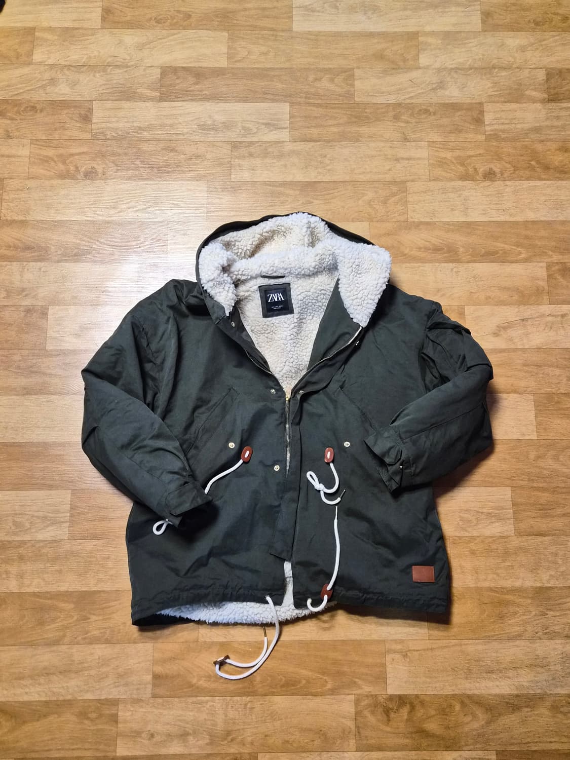 자라 퍼 점퍼 자켓 L 상품이미지6