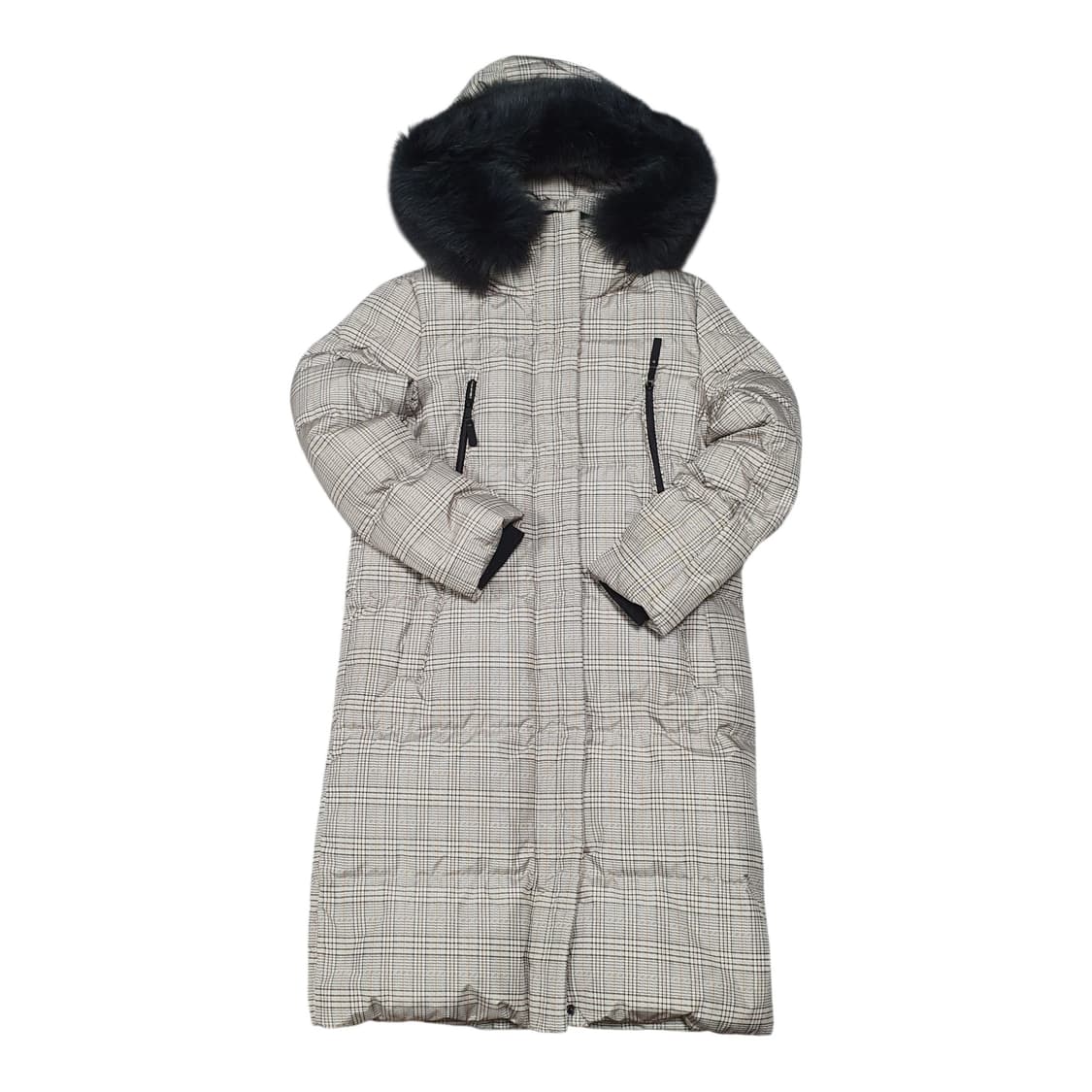 ✨ (바배) 에고이스트 구스다운 체크 볼륨 벤치 패딩  상품이미지1