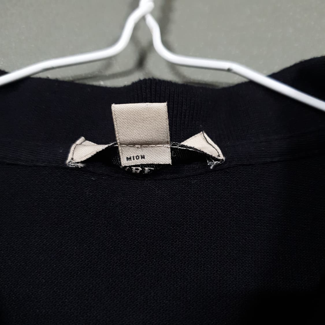 XL) 버버리 크레스트 기사 빅로고 반팔 카라티 폴로 피케 셔츠 블랙 상품이미지6