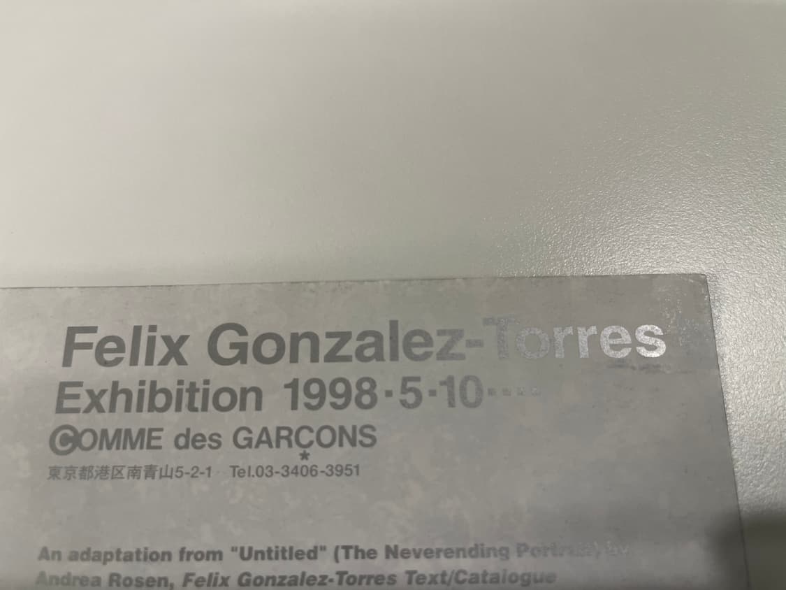 꼼데가르송 COMME des GARCONS 아트 포토 AD1998 상품이미지3