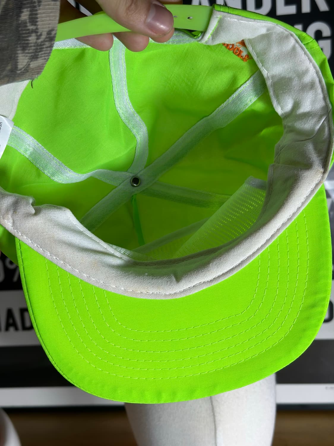 Deadstock 90s Newport 빈티지 나일론 러닝 모자 상품이미지4