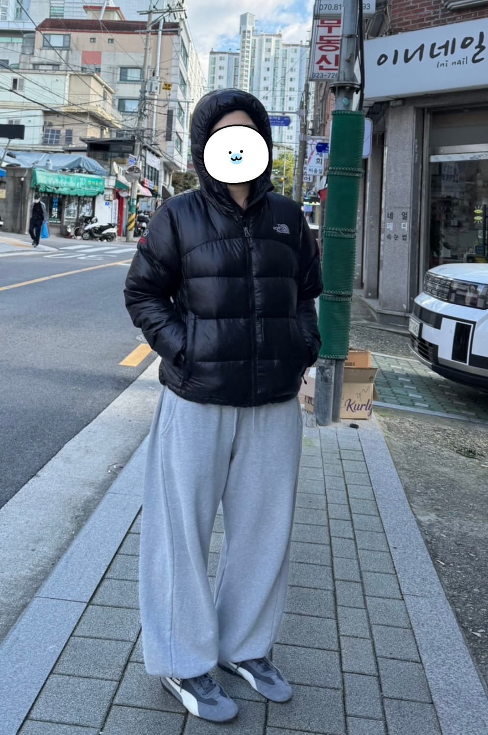 노스페이스 패딩 블랙 상품이미지1