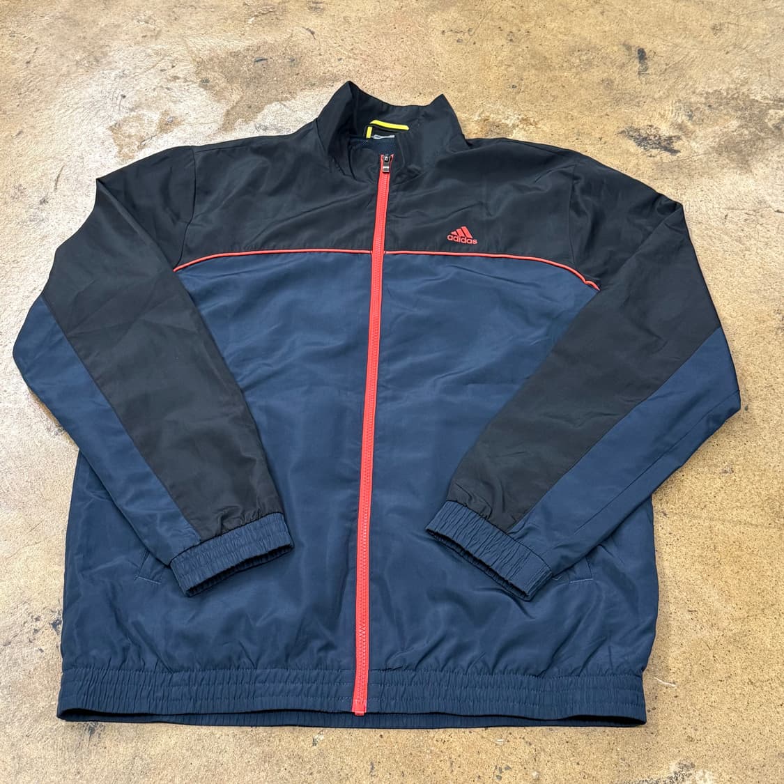 [정품] 아디다스 블랙 네이비 바람막이 자켓 b14 상품이미지2