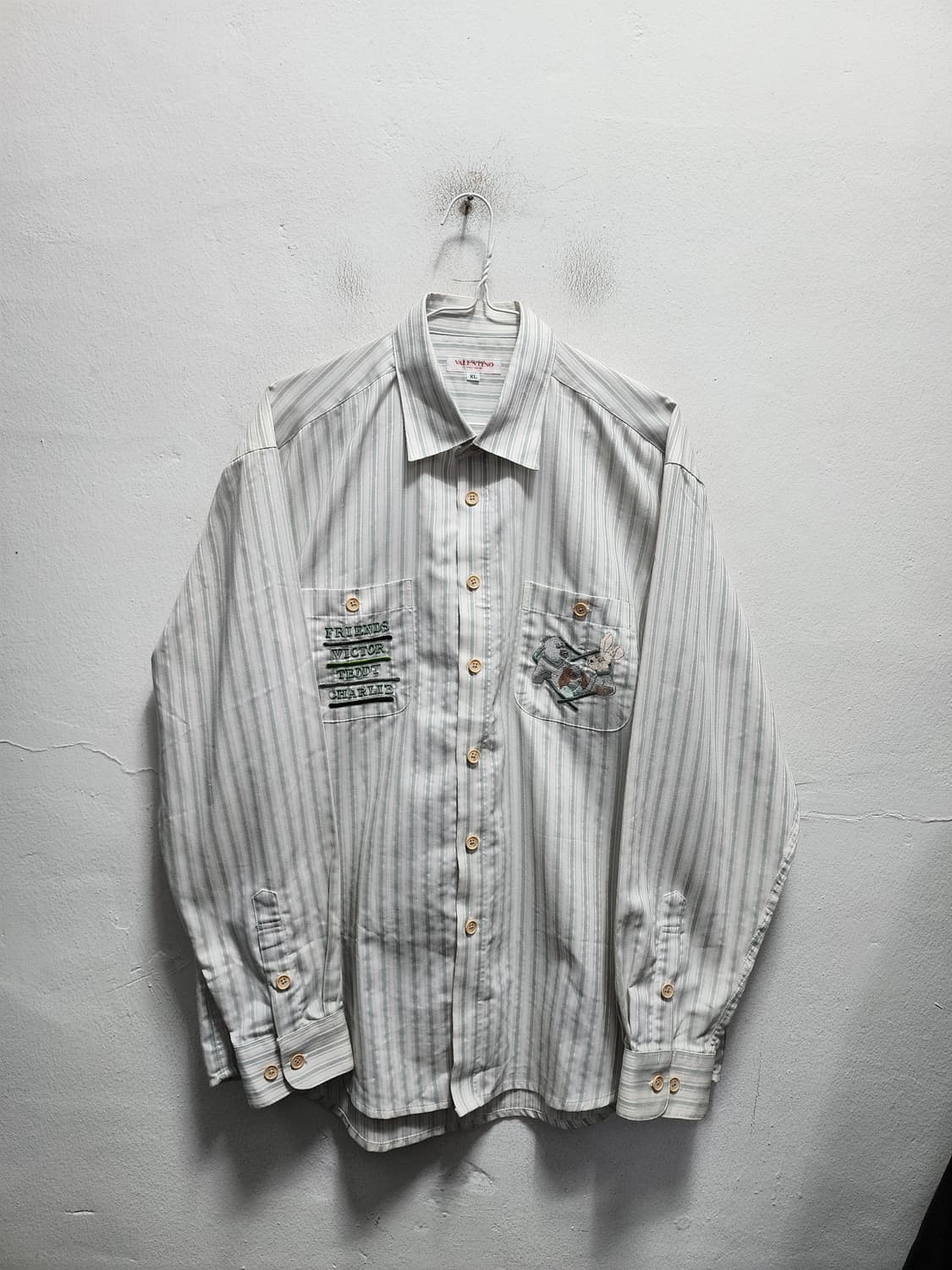 ENZORO VALENTINO 90s 자수패턴 셔츠  상품이미지1