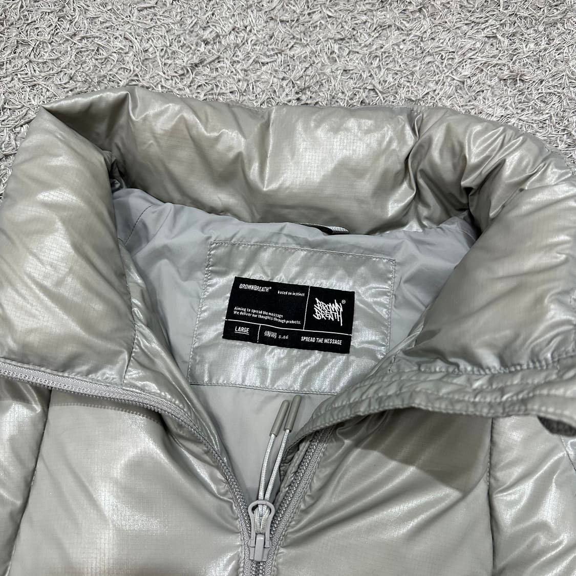 [100] 브라운브레스 나일론패딩 상품이미지4