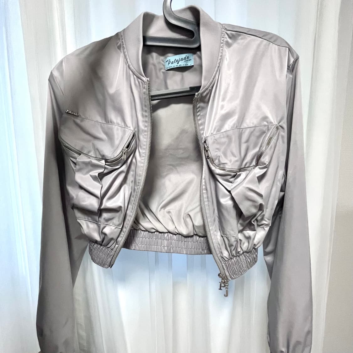 (무배) 페일제이드 플라이트 자켓 실버, 항공점퍼 상품이미지2