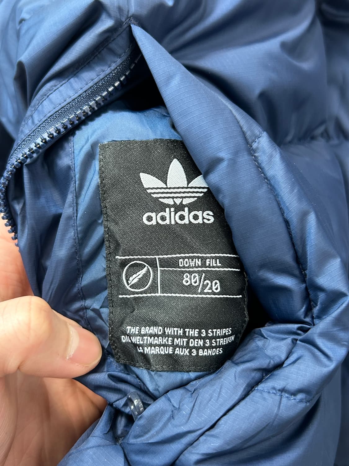 아디다스 리버시블 네이비 경량 패딩  상품이미지9