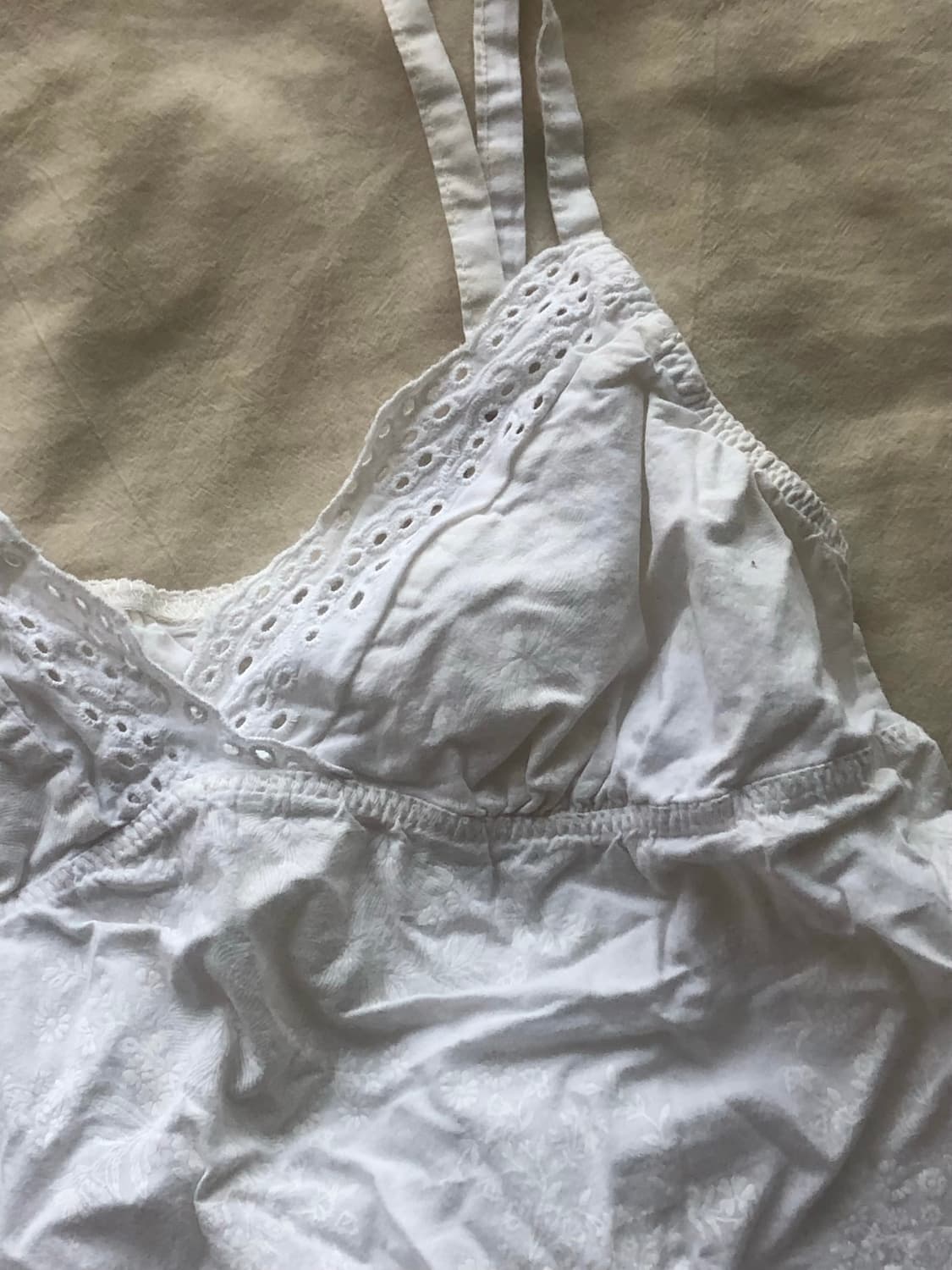 유럽빈티지 코튼 슬리브리스  상품이미지3