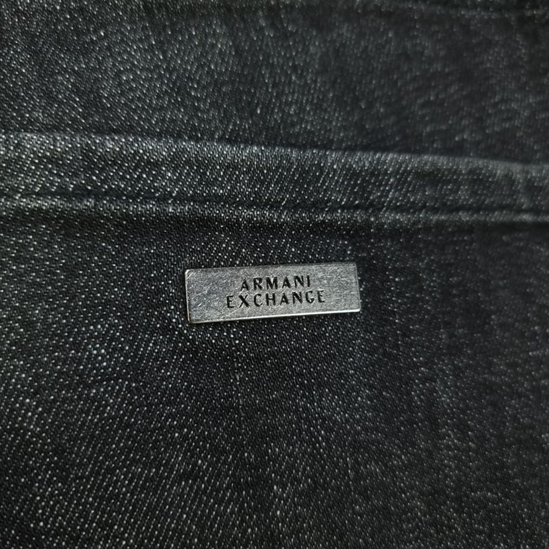 [아르마니] 슬림핏 흑청 블랙 데님 팬츠 P01516 상품이미지8