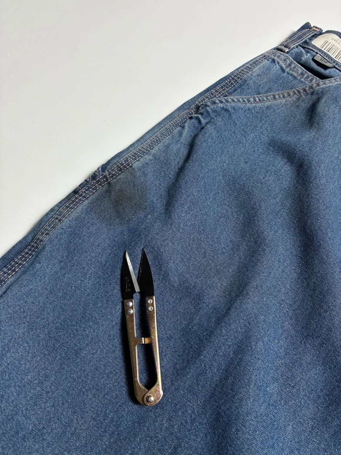 칼하트 백로고 빈티지 워크 데님 팬츠 R1350 상품이미지4