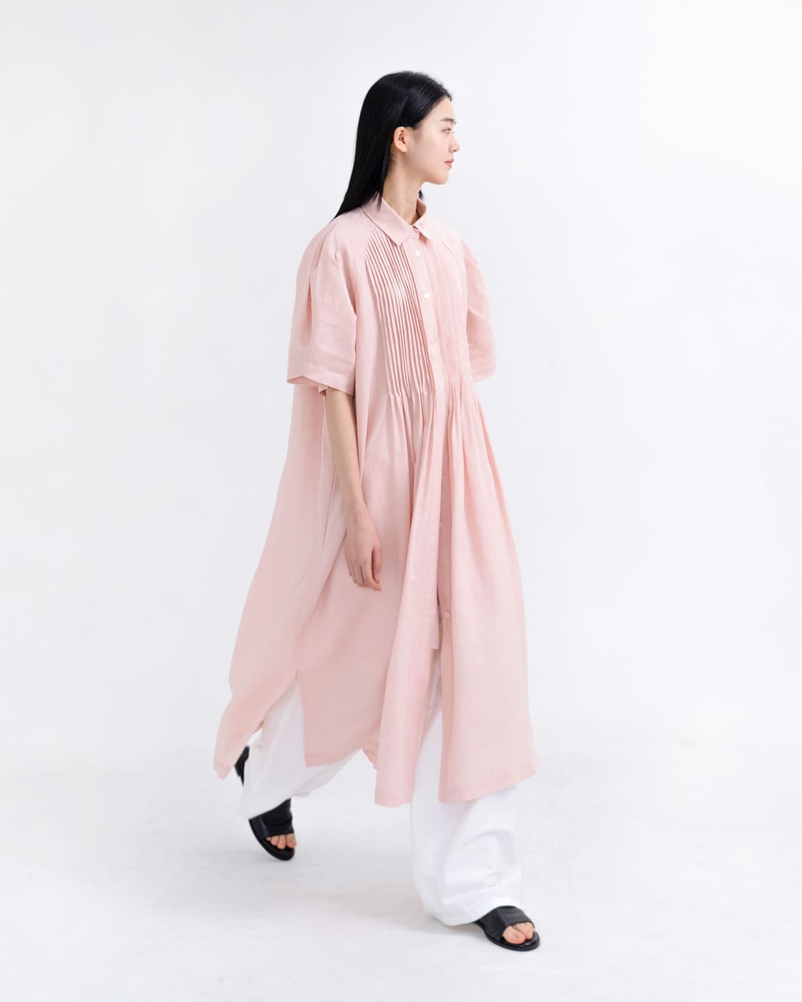 유노이아 Mone Pintuck Dress 모네 핀턱 드레스 S 상품이미지1