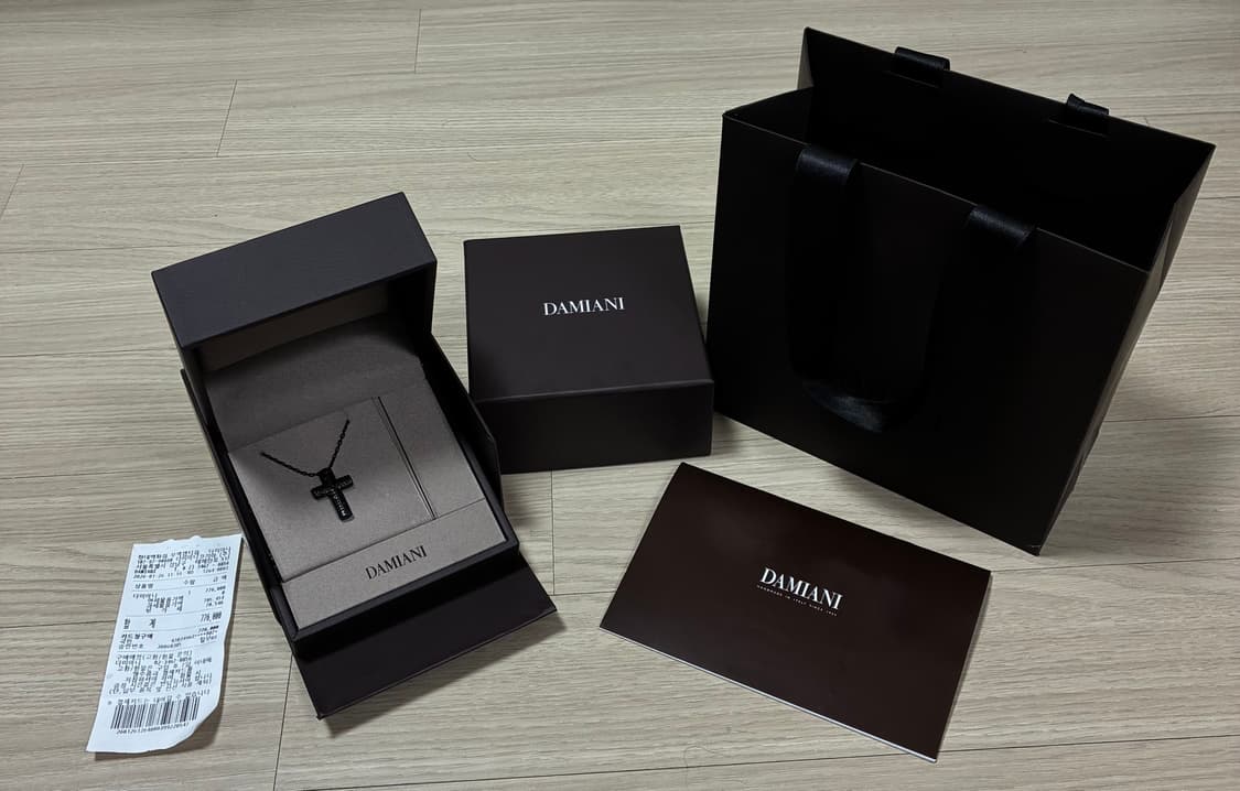 (국내백화점 AS가능) 다미아니 메트로폴리탄 다이아몬드 네클리스 블랙 상품이미지1