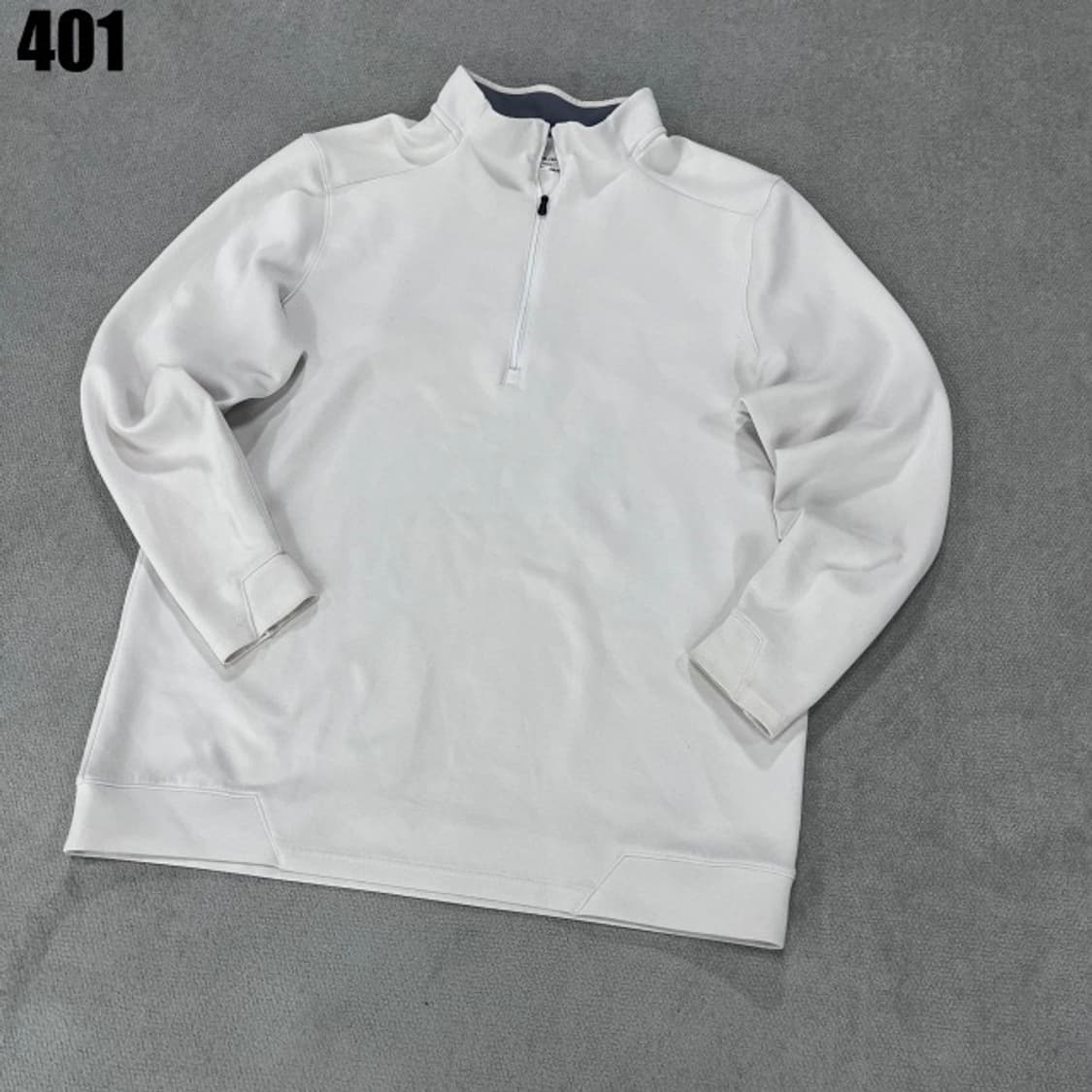 언더아머 화이트 하프집업  상품이미지1