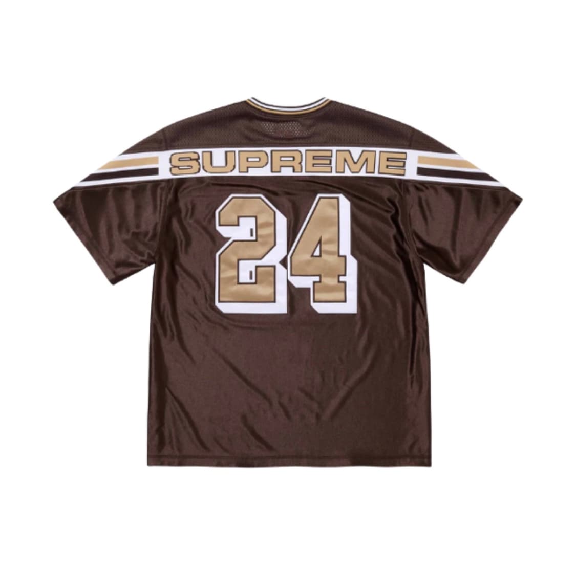[L] 슈프림 자카드 립 풋볼 저지 브라운 - 24FW 상품이미지1