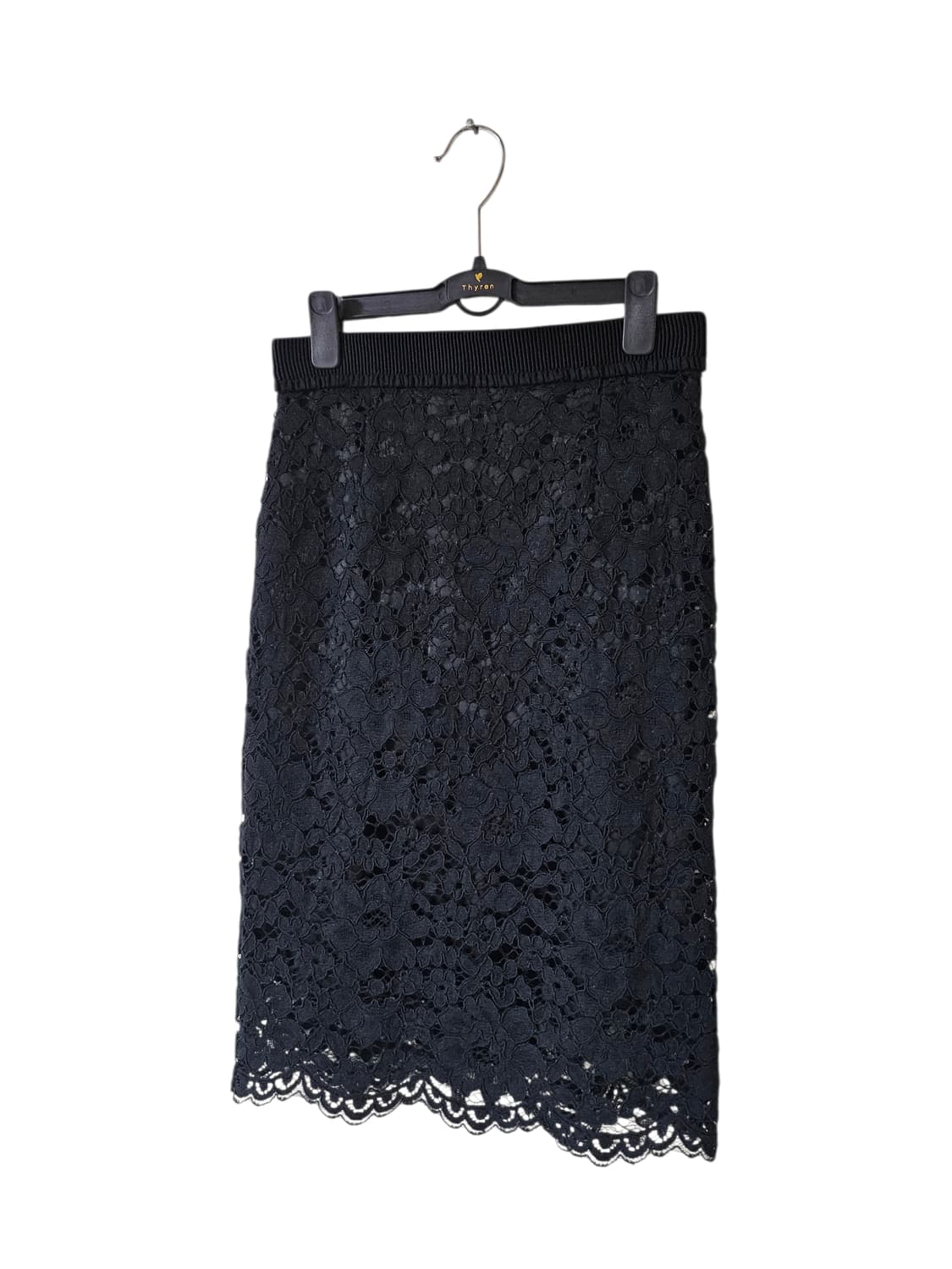 질바이질스튜어트 레이스 H라인 스커트 S 블랙 | 투웨이 지퍼 단정핏 상품이미지10