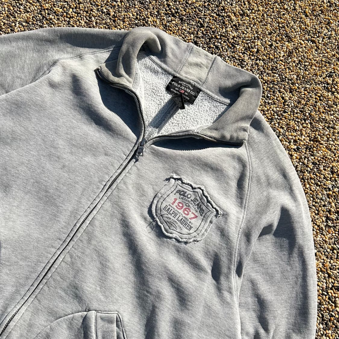 폴로 진스 컴퍼니(POLO jeans Company) 그레이 코튼트랙져지 상품이미지2