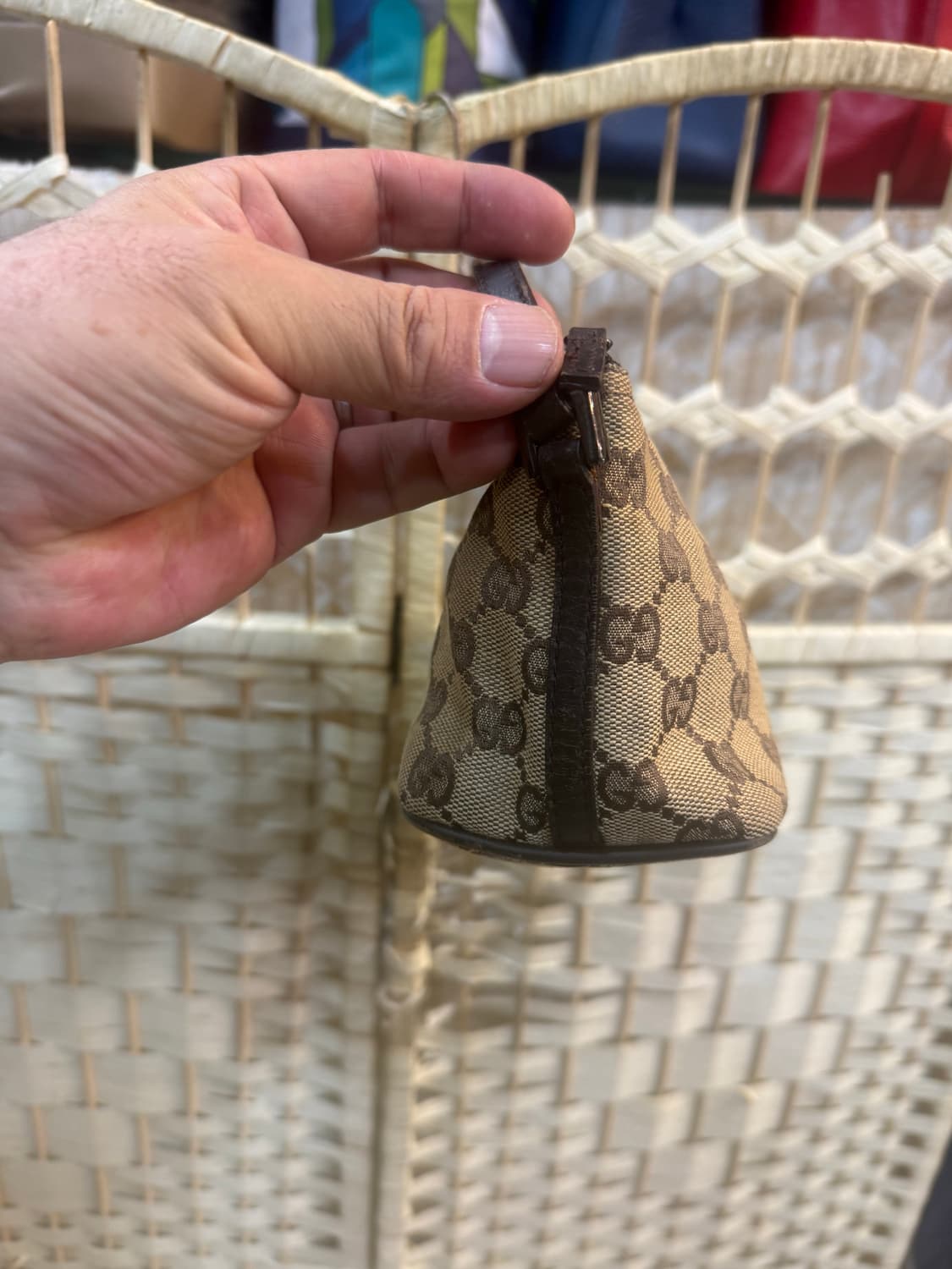 정품 구찌 빈티지 자가드 미니 토트백 팝니다 상품이미지5