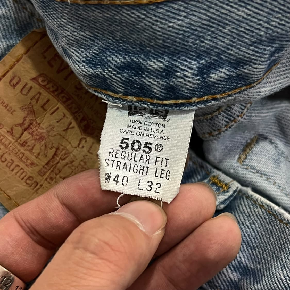  USA 리바이스 505 데님팬츠 y13969 상품이미지8