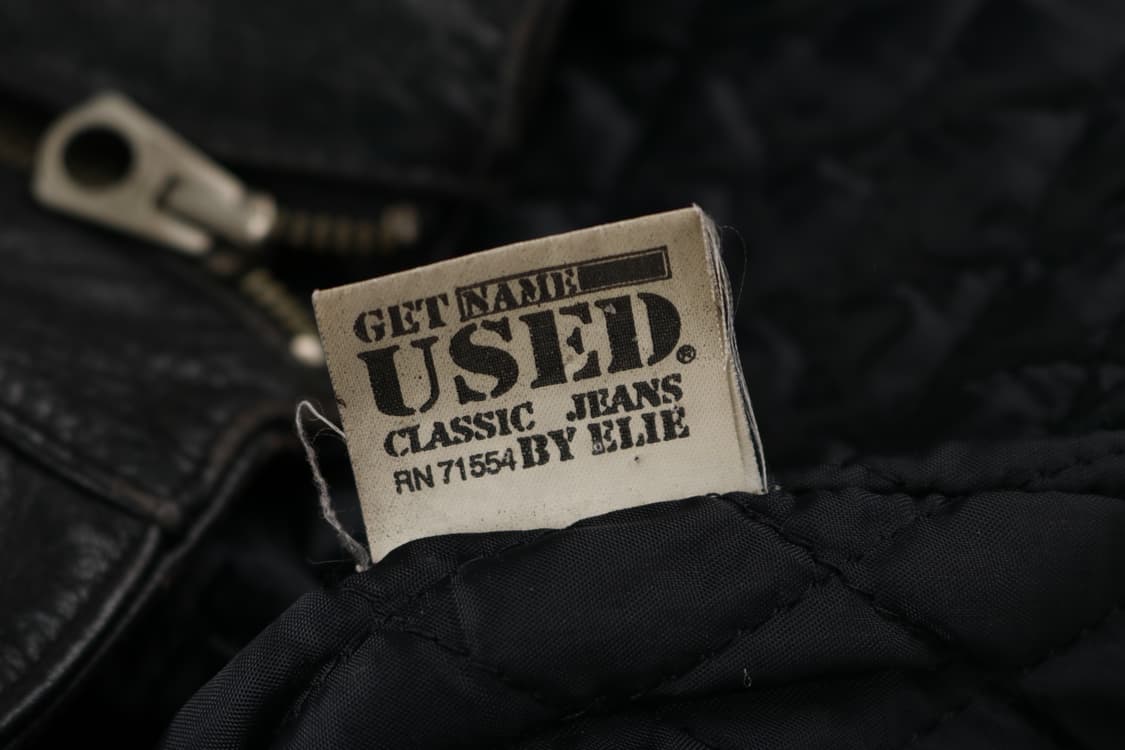 [L] 90's 겟유즈드 소가죽 라이더 자켓 상품이미지7