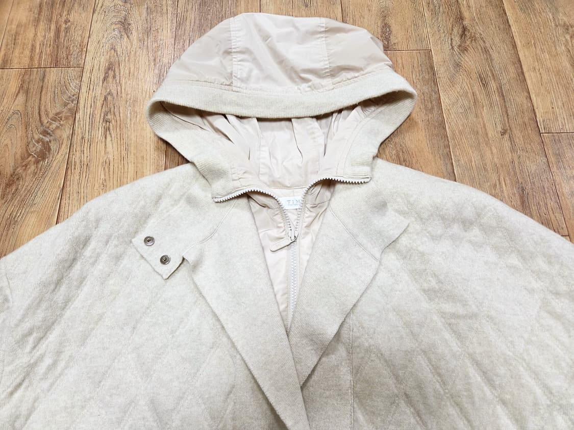 타임(TIME) 패딩 레이어 캐시미어 블렌드 니트점퍼 프리사이즈 상품이미지6